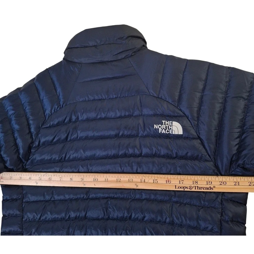The North Face 800 Pro Down Puffer Jacket Mens Medium Navy Blue